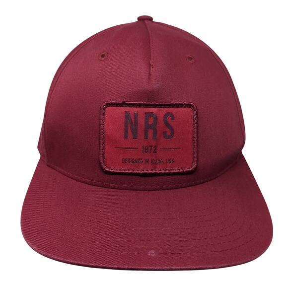 NRS 1972 Designed in Idaho USA Snapback Hat Red One Size Adjustable 6 Panel - Picture 1 of 10